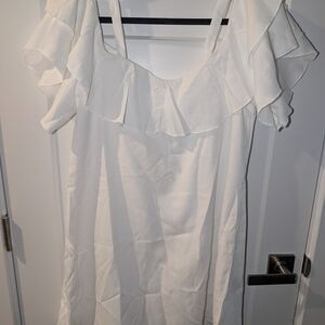 SHEIN Elegant White Garment Sz L